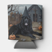 Rafraîchisseur Pour Canette Terre-Neuve Citrouille Halloween effroi (Dos)