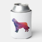 Rafraîchisseur Pour Canette Terre-Neuve Silhouette Purple (Can devant)