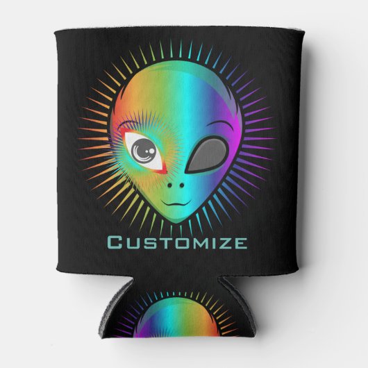 Rafraîchisseur Pour Canette Tête Alien clignotante Tonnerre_Cove (Devant)