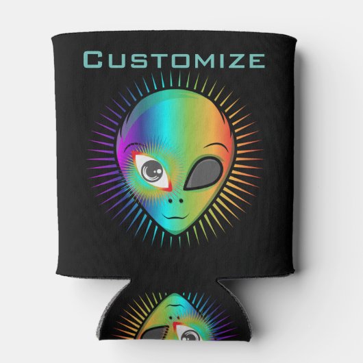 Rafraîchisseur Pour Canette Tête Alien clignotante Tonnerre_Cove (Dos)