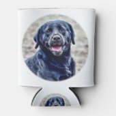 Rafraîchisseur Pour Canette Tête de laboratoire noire (Devant)