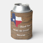 Rafraîchisseur Pour Canette Texas Barnwood Map et Star (Can devant)