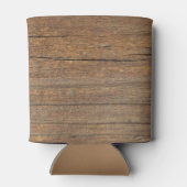 Rafraîchisseur Pour Canette Texas Barnwood Map et Star (Dos)