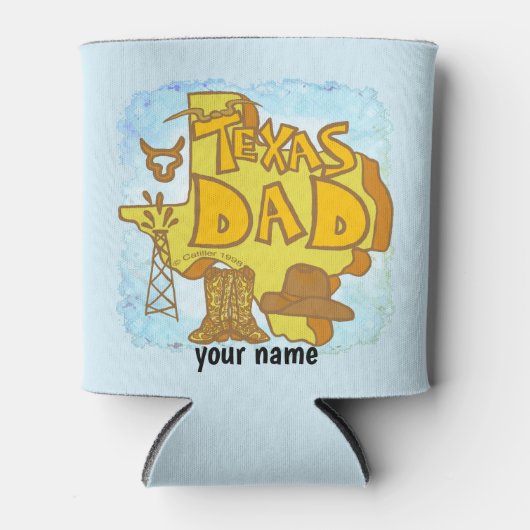 Rafraîchisseur Pour Canette Texas Papa (Devant)