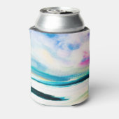 Rafraîchisseur Pour Canette texture à l'huile Abstraite, peinture sur toile. (Can Dos)