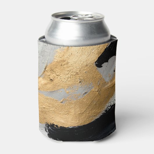 Rafraîchisseur Pour Canette Texture à l'huile Abstraite : Toile (Can devant)