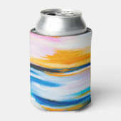 Rafraîchisseur Pour Canette texture Abstraite de l'huile, coucher du soleil pe (Can devant)
