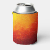 Rafraîchisseur Pour Canette Texture de peinture à l'huile : toile Abstraite (Can Dos)