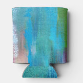 Rafraîchisseur Pour Canette Texture de toile à huile Abstraite (Dos)