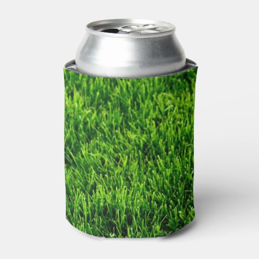 Rafraîchisseur Pour Canette Texture d'herbe verte d'un terrain de football (Can devant)