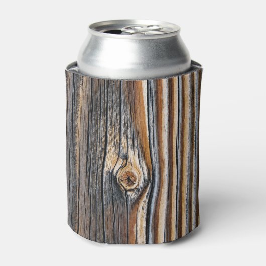 Rafraîchisseur Pour Canette Texture du noeud du grain de bois (Can devant)