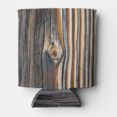 Rafraîchisseur Pour Canette Texture du noeud du grain de bois (Devant)