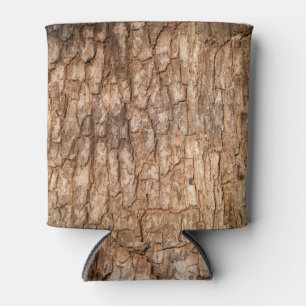 Rafraîchisseur Pour Canette Texture écorce d'arbre, arrière - plan de bois nat