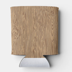 Rafraîchisseur Pour Canette Texture en bois de grain