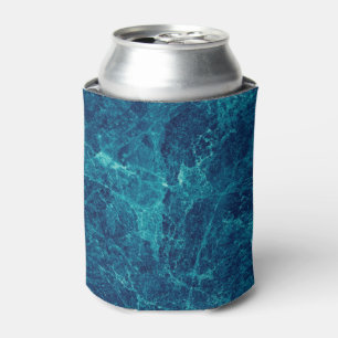 Rafraîchisseur Pour Canette Texture en marbre bleu marine