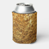 Rafraîchisseur Pour Canette Texture or de luxe, illustration 3D. (Can Dos)