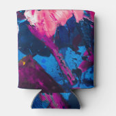 Rafraîchisseur Pour Canette Texture peinte artistique, décoration moderne. (Dos)