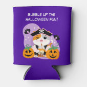 Rafraîchisseur Pour Canette Thé de bulle avec Pirate Kawaii Chat Halloween Fun (Devant)