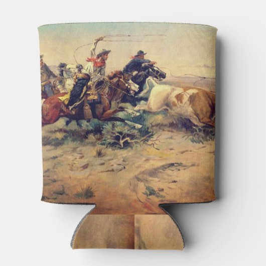 Rafraîchisseur Pour Canette The Herd Quitter (par C. M. Russell, c. 1897) (Dos)