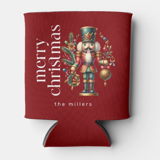 Rafraîchisseur Pour Canette Thème de Noël Nutcracker (Devant)