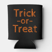 Rafraîchisseur Pour Canette Thème d'Halloween noir et orange (Dos)
