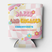 Rafraîchisseur Pour Canette Thème les années 70 soirée Bachelorette rasée et e (Devant)