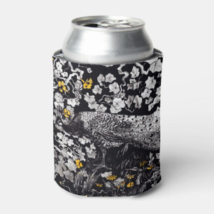 Rafraîchisseur Pour Canette Theo Van Hoytema Retro Peacock Clip Art Noir et