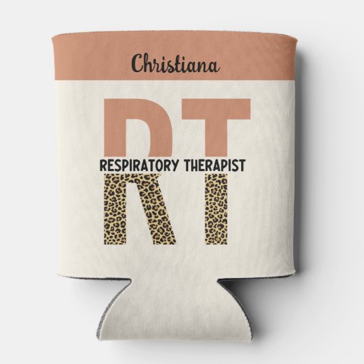 Rafraîchisseur Pour Canette Thérapeute respiratoire personnalisée Don RT (Dos)