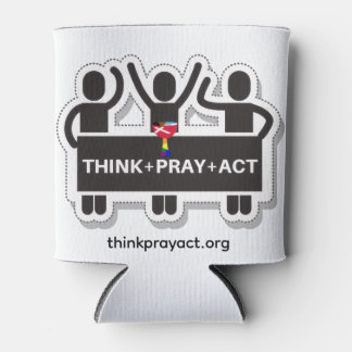 Rafraîchisseur Pour Canette Think+Pray+Act Can Cooler