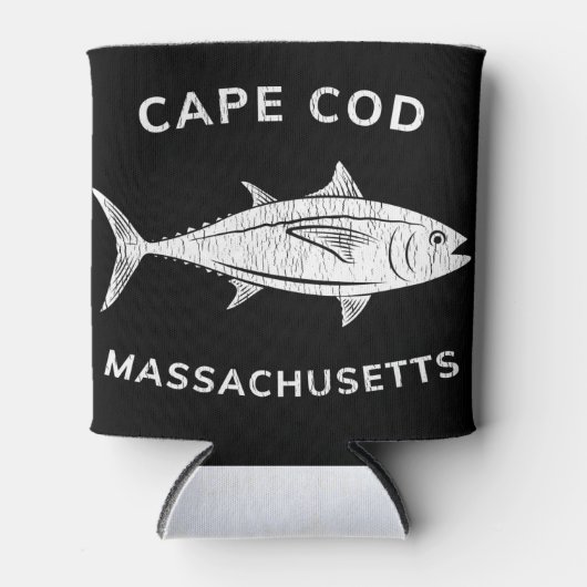 Rafraîchisseur Pour Canette Thon du Massachusetts de Cape Cod (Devant)
