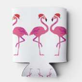 Rafraîchisseur Pour Canette Three Christmas Flamingos (Dos)