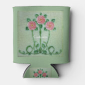 Rafraîchisseur Pour Canette Three Pink Roses Thunder_cove (Devant)