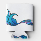 Rafraîchisseur Pour Canette Tie Dye Blue Mermaid queue (Dos)