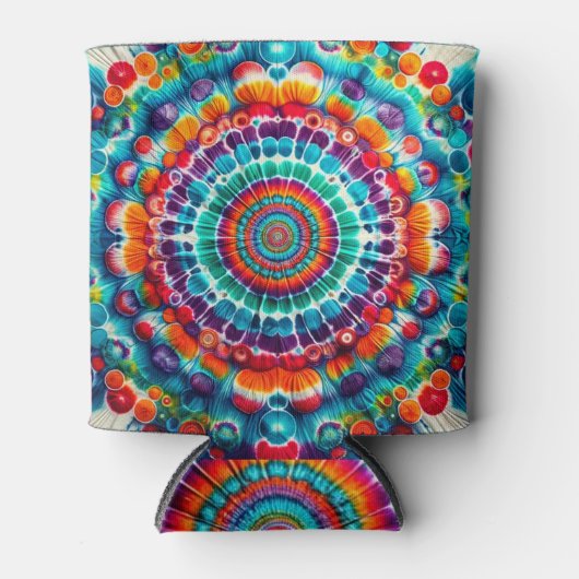 Rafraîchisseur Pour Canette Tie Dye Motif (Devant)