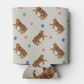 Rafraîchisseur Pour Canette Tigre tiré à la main, pois : motif dynamique (Dos)