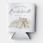 Rafraîchisseur Pour Canette Tigres de Boho Tropical Bachelorette Maid of Honor (Devant)