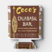 Rafraîchisseur Pour Canette Tiki Art - Cocos Calabash Bar (Dos)