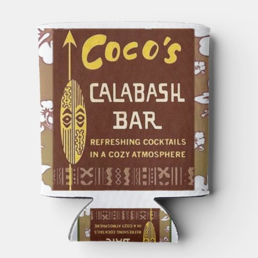 Rafraîchisseur Pour Canette Tiki Art - Cocos Calabash Bar (Dos)