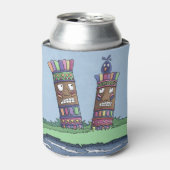 Rafraîchisseur Pour Canette Tiki Bird Plum Can Cooler (Can devant)
