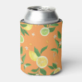 Rafraîchisseur Pour Canette Tissu d'aquarelle en agrumes (Can devant)