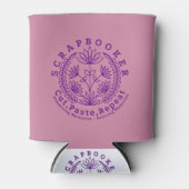 Rafraîchisseur Pour Canette Titre : "Scrapbookers - Couper, Coller et Répéter" (Devant)