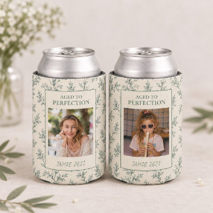 Rafraîchisseur Pour Canette Toile de sage moderne personnalisée pour anniversa