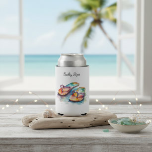Rafraîchisseur Pour Canette Tongs de Reef Arc-en-ciel personnalisées
