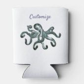 Rafraîchisseur Pour Canette Tonnerre octopus bleu (Dos)