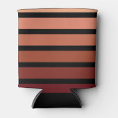 Rafraîchisseur Pour Canette Tons Rouges Sur Noir (Devant)