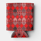 Rafraîchisseur Pour Canette Topsy Turvy Hearts (Devant)