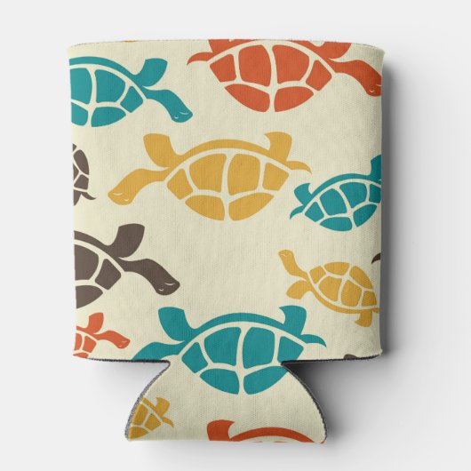 Rafraîchisseur Pour Canette Tortue multicolore (Dos)