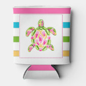 Rafraîchisseur Pour Canette Tortue tropicale peut refroidir (Devant)