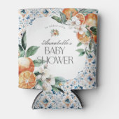 Rafraîchisseur Pour Canette Toscane Carrelage Italien Baby shower Favoriser Ba (Devant)