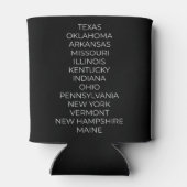 Rafraîchisseur Pour Canette Total Solaire Eclipse USA 8 avril 2024 (Dos)